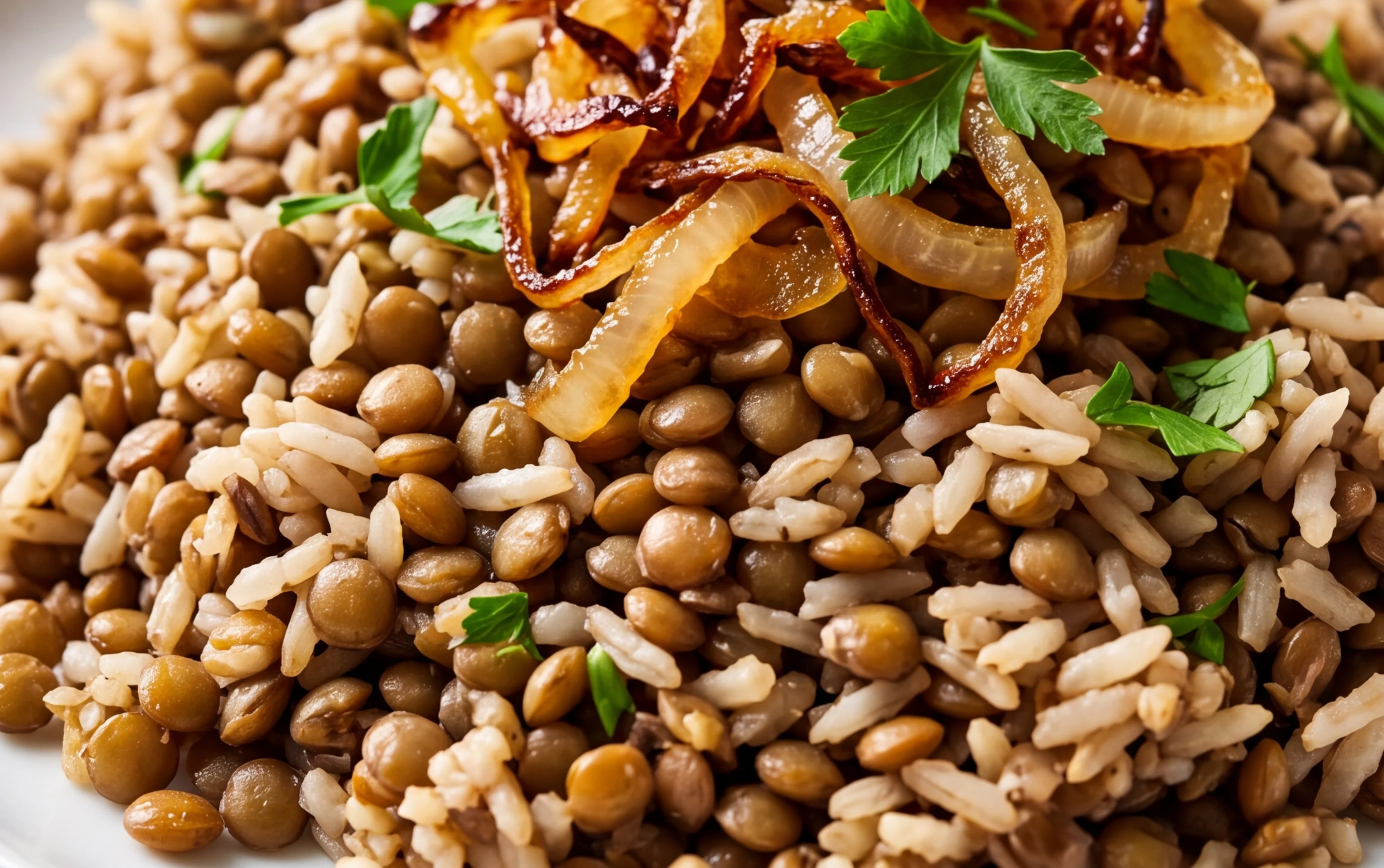 Mujadara (Lentils and Rice)
